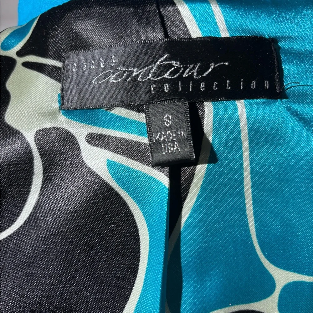 Cache Contour dress coat women’s small silk lining - Picture 5 of 7